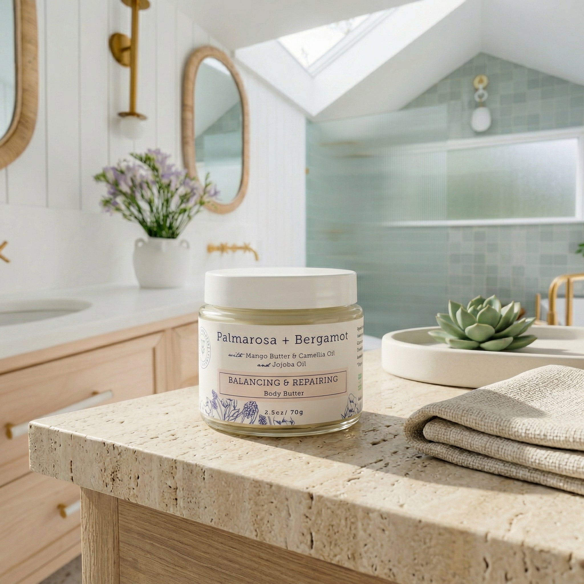 Palmarosa + Bergamot Body Butter