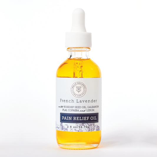 Pain Relief Oil by Hello Wellness. Relieve muscle & joint pain, reduce inflammation & improve mobility.