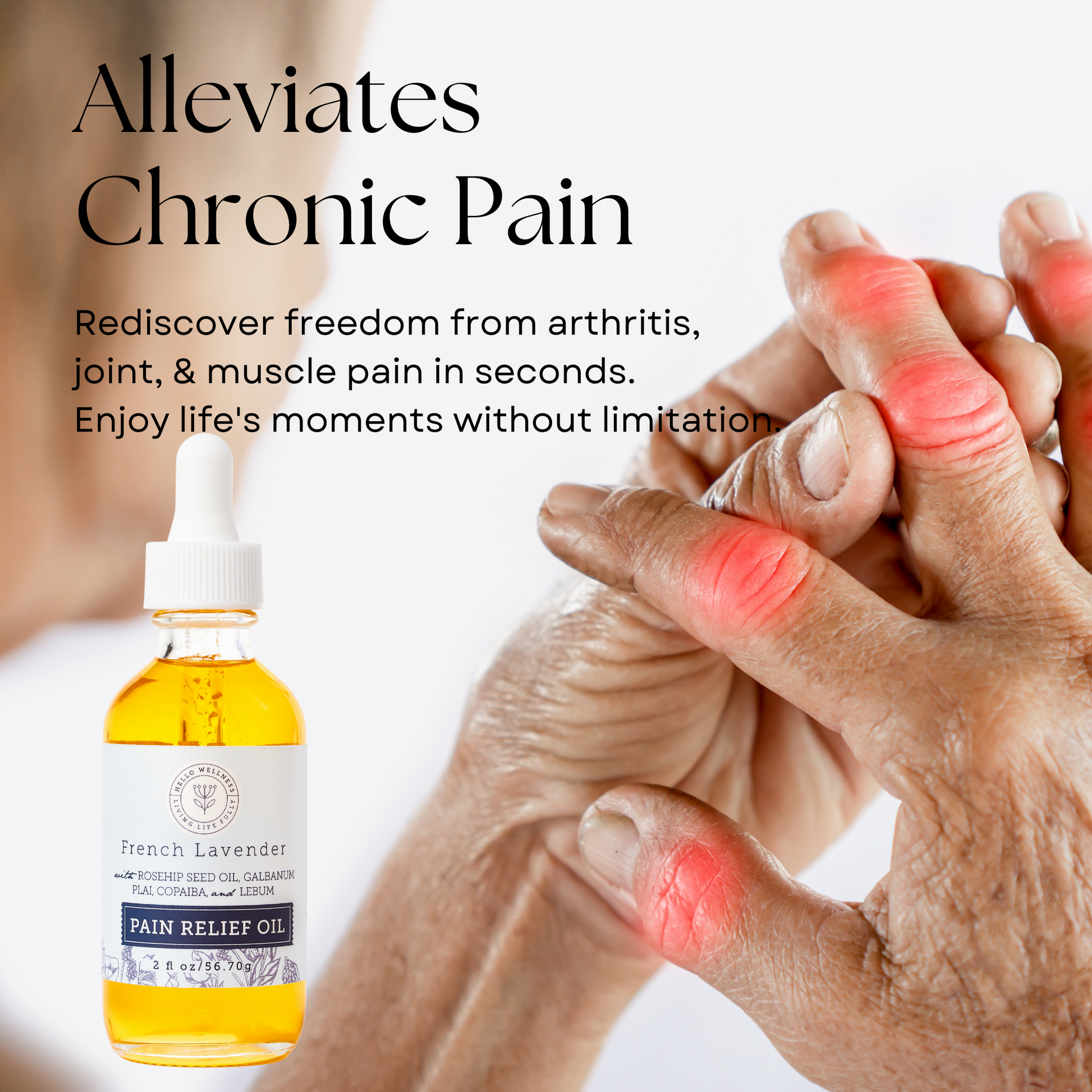Alleviates Chronic Pain: Rediscover freedom from arthritis, joint, & muscle pain in seconds. Enjoy life's moments without limitation.