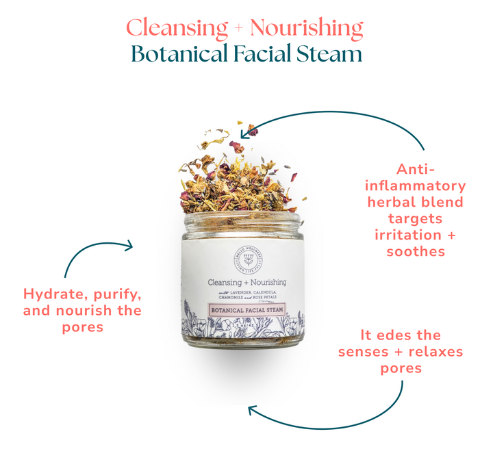 Cleansing + Nourishing Botanical Facial Steam