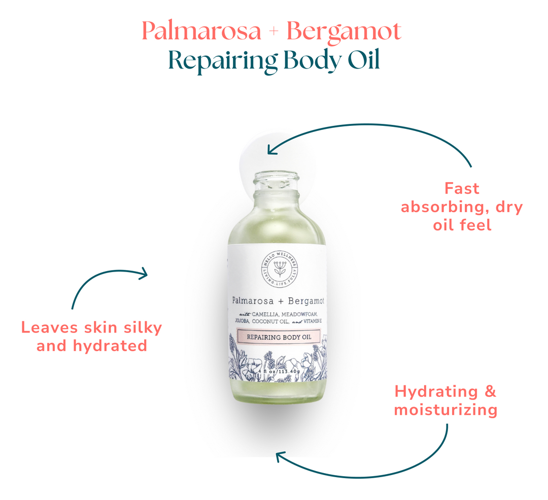 Palmarosa + Bergamot Repairing Body Oil