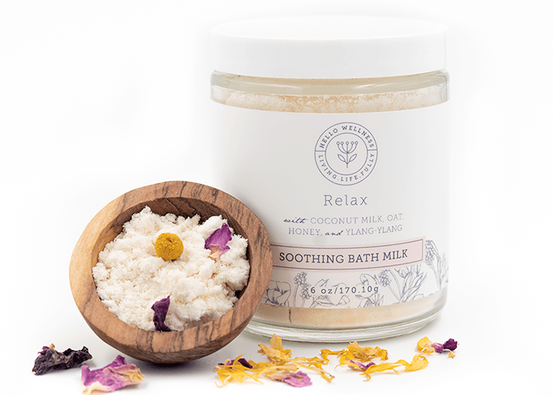 Moisturizing Coconut Milk Bath Soak Hello Wellness Naturals. High in vitamin C, to maintain the elasticity of the skin.