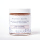 Nourish + Soothe Pink Clay Face Mask. Gently detoxify skin with pink clay, hibiscus, honey, coconut milk & banana extract.